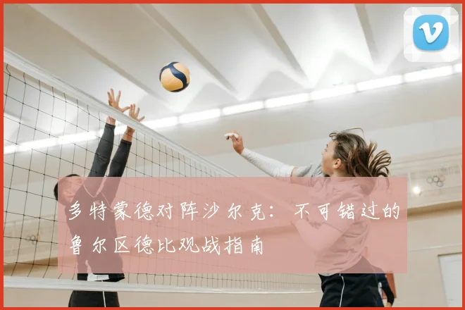 多特蒙德对阵沙尔克：不可错过的鲁尔区德比观战指南